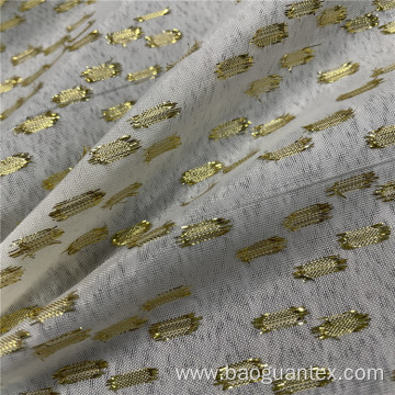 Practical Lurex Pure Polyester Jacquard Woven Textile